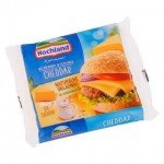 Сир плавлений Hochland Чеддер скибочками 40% 130г - image-0